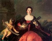 Jjean-Marc nattier Portrait of Philippine elisabeth d'Orleans or her sister Louise Anne de Bourbon Spain oil painting artist
